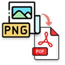 PNG to PDF  screen for extension Chrome web store in OffiDocs Chromium