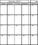 Free download Pocket Calendar 13-month Book Style Any Year DOC, XLS or PPT template free to be edited with LibreOffice online or OpenOffice Desktop online