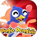 Pogo Penguin Game Compete with friends for the best distance and score!  screen for extension Chrome web store in OffiDocs Chromium
