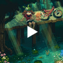 Pokemon Emerald Waterfall Pixel Live Wallpaper  screen for extension Chrome web store in OffiDocs Chromium