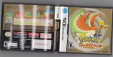 Free download Pokemon Heartgold Version Case and Game Manual free photo or picture to be edited with GIMP online image editor