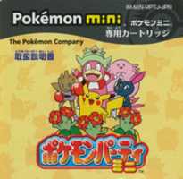 Free download Pokemon Party Mini (J) Cart and Manual Hi Res free photo or picture to be edited with GIMP online image editor