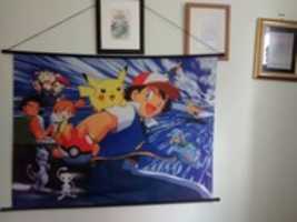 Free download Pokemon Wall Scroll free photo or picture to be edited with GIMP online image editor