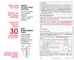Free download Polaroid Land Film Type 20C Instructions free photo or picture to be edited with GIMP online image editor