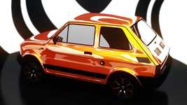 Free download Polish Fiat 126P 3D Model -  free video to be edited with OpenShot online video editor