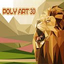 Layar Poly Art 3D untuk ekstensi toko web Chrome di OffiDocs Chromium