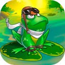 Pond Race Game How quickly can you guide your frog across the pond?  screen for extension Chrome web store in OffiDocs Chromium