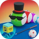 Pool Merge Io Game Merge with smaller balls to grow and become a threat!  screen for extension Chrome web store in OffiDocs Chromium