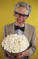 Free download Popcorn bag and photo of Orville Redenbacher free photo or picture to be edited with GIMP online image editor
