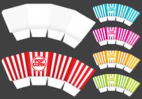 Free download Popcorn-Box-Template free photo or picture to be edited with GIMP online image editor