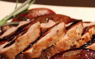 Free download pork_roast-loin-of-pork-with-plums_menu free photo or picture to be edited with GIMP online image editor