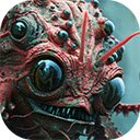 portrait surreal male sea creature  screen for extension Chrome web store in OffiDocs Chromium