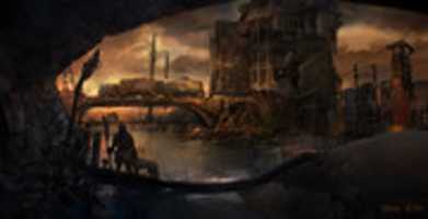 Free download Post-Apocalyptic Civilization - Concept Art free photo or picture to be edited with GIMP online image editor