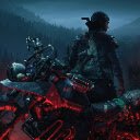 Post Apocalyptic – The Dark Night Rider  screen for extension Chrome web store in OffiDocs Chromium