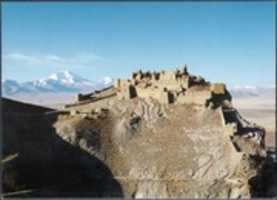Free download Postcard; Ruins Of Ancient Gangba Castle, Tibet 1 free photo or picture to be edited with GIMP online image editor