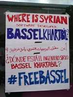 Free download Poster for bassel at internet freedom festival in Valencia Spain. March 4. free photo or picture to be edited with GIMP online image editor