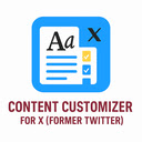 X Post Text Enhancer  screen for extension Chrome web store in OffiDocs Chromium