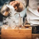 Pour coffee  screen for extension Chrome web store in OffiDocs Chromium