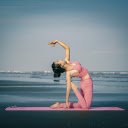 Practice yoga on the beach  screen for extension Chrome web store in OffiDocs Chromium