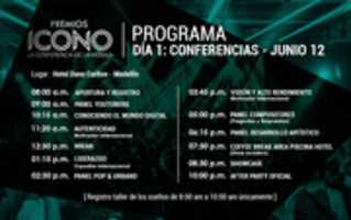 Free download premioiconoconferenciasjpg free photo or picture to be edited with GIMP online image editor