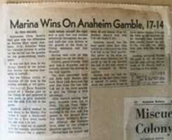 Free download PRESS 1973 Marina vs Anaheim free photo or picture to be edited with GIMP online image editor