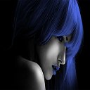 Pretty Girl Blue Hair Lips Eyes  screen for extension Chrome web store in OffiDocs Chromium