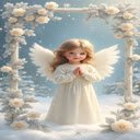 Pretty little angel wallpaper  screen for extension Chrome web store in OffiDocs Chromium
