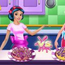 Schermata del gioco Princesses Cooking Contest per l'estensione del web store di Chrome in OffiDocs Chromium