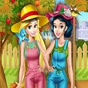 Princesses Working in the Garden  screen for extension Chrome web store in OffiDocs Chromium