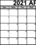 Free download Printable April 2021 Calendar Microsoft Word, Excel or Powerpoint template free to be edited with LibreOffice online or OpenOffice Desktop online