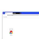 Ecran Pro Bleu et Noir pour extension Chrome web store dans OffiDocs Chromium