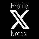 X Profile Notes  screen for extension Chrome web store in OffiDocs Chromium