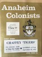Free download PROGRAM 1972 Chaffey vs Anaheim free photo or picture to be edited with GIMP online image editor