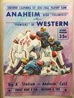 Free download PROGRAM 1972 Western vs Anaheim CIF AAAA Semi-Final free photo or picture to be edited with GIMP online image editor