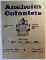 Free download PROGRAM 1973 Redlands vs Anaheim free photo or picture to be edited with GIMP online image editor