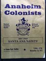 Free download PROGRAM 1973 Santa Ana vs Anaheim free photo or picture to be edited with GIMP online image editor
