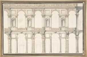 دانلود رایگان Project for a Palace Elevation عکس یا عکس رایگان برای ویرایش با ویرایشگر تصویر آنلاین GIMP