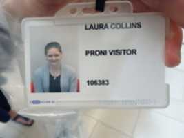 Free download PRONI Visitor Badge free photo or picture to be edited with GIMP online image editor