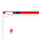 Skrin Pro Merah dan Putih untuk sambungan kedai web Chrome dalam OffiDocs Chromium
