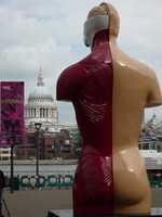 Free download Public Art, London, Human Anatomy Body Sculpture outside Yayoi Kusama exhibition, Tate Modern 9 Feb 2012 free photo or picture to be edited with GIMP online image editor