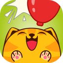 Puffy Cat Game Help your cat collect balloons with perfect timing!  screen for extension Chrome web store in OffiDocs Chromium