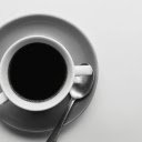 Pure black coffee  screen for extension Chrome web store in OffiDocs Chromium