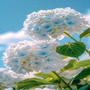 Pure hydrangea wallpaper  screen for extension Chrome web store in OffiDocs Chromium