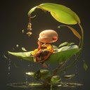 Pure monk wallpaper  screen for extension Chrome web store in OffiDocs Chromium