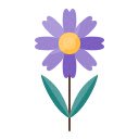 Purple Aster Bloom  screen for extension Chrome web store in OffiDocs Chromium