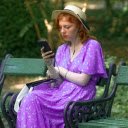 Purple dress girl in the park  screen for extension Chrome web store in OffiDocs Chromium