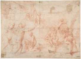 Free download Putti and a Young Satyr at Play free photo or picture to be edited with GIMP online image editor