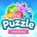 Puzzle Match Relaxing Game  screen for extension Chrome web store in OffiDocs Chromium