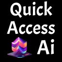 Quick Access Ai  screen for extension Chrome web store in OffiDocs Chromium