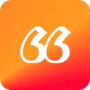 Quote Card Creator  screen for extension Chrome web store in OffiDocs Chromium